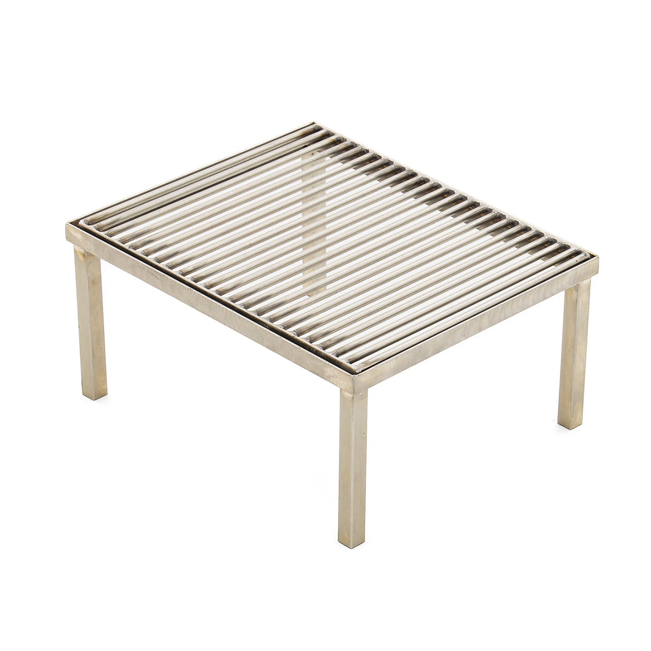 Raised stool with straight bars